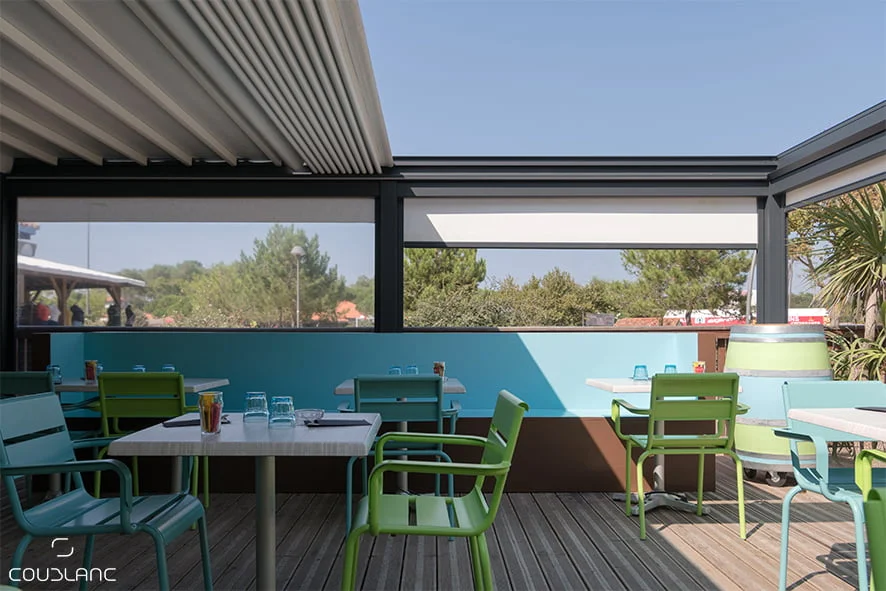 pergola toile coublanc